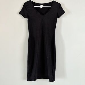 S black body-con dress